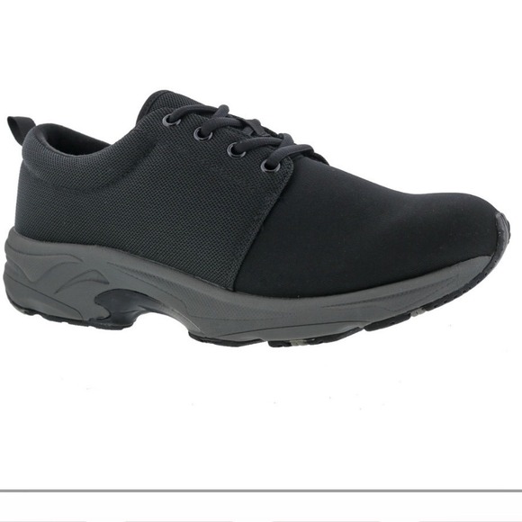 Drew Men's Exceed Black Lace Up Comfort Casual Walking Shoe 10.5 Extra Wide